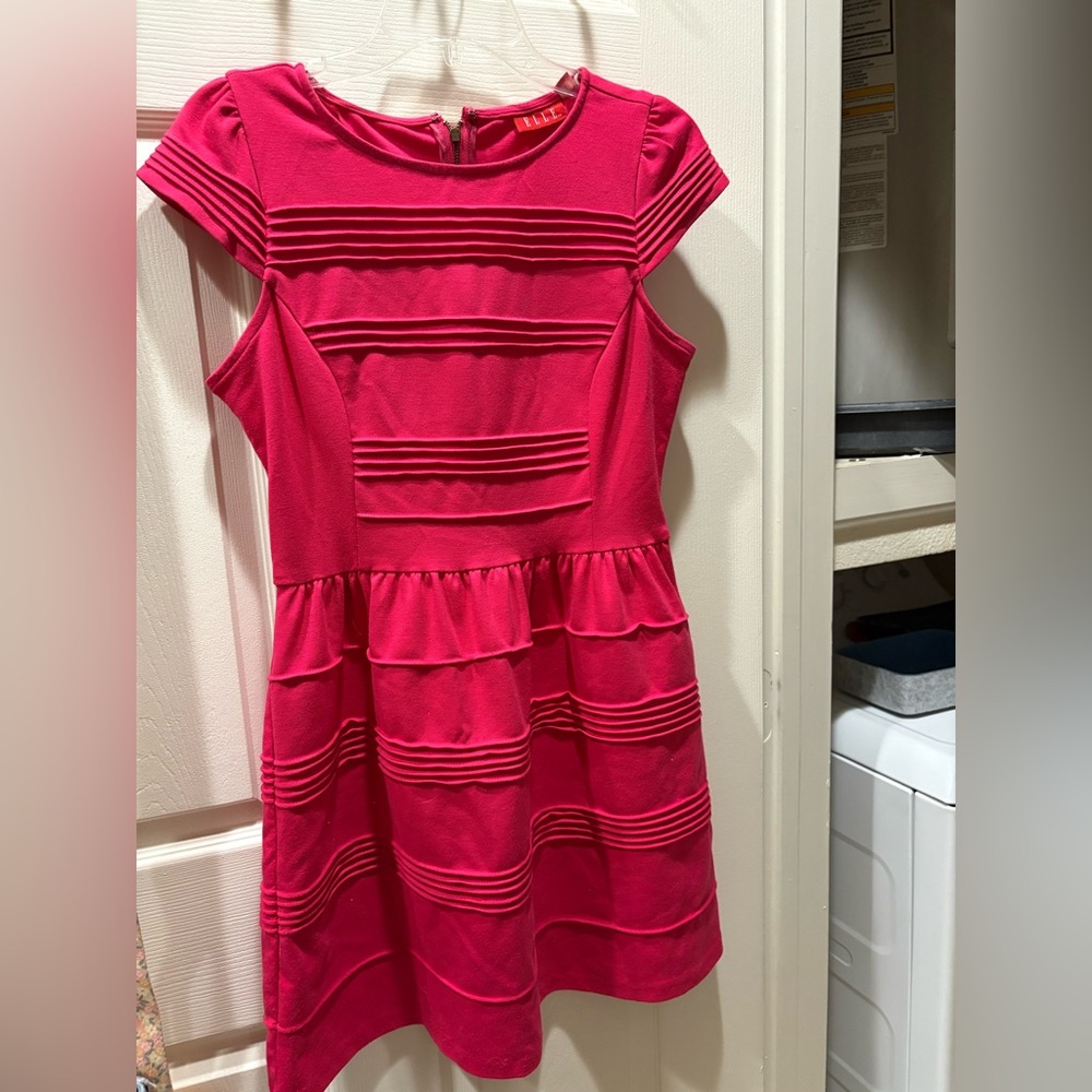 Elle Hot Pink Dress